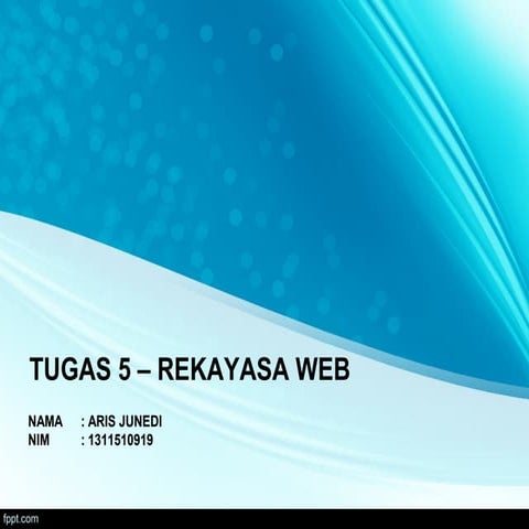 Tugas 5 - Rekayasa Web