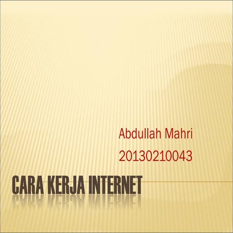 Internet World Wide Web | PPTX