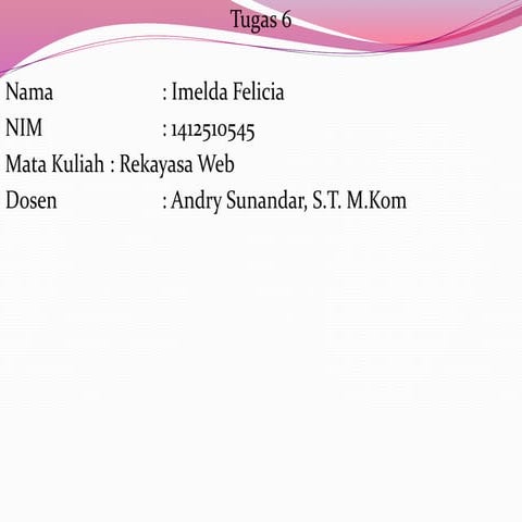 Tugas 6   0317 - imelda felicia - 1412510545