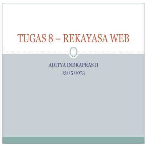 Tugas 8 – rekayasa web