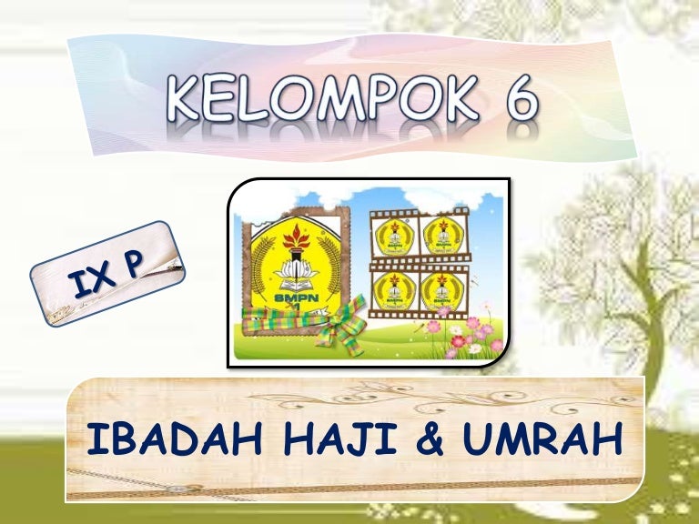 Tugas Agama Ibadah Haji Dan Umrah