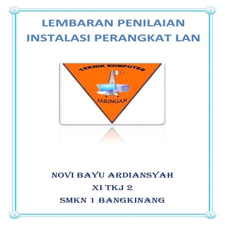 Job Sheet komputer dan jaringan