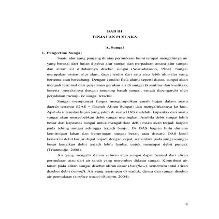 Analisa Koefisien Limpasan pada Persamaan Rasional untuk Menghitung Debit Ban...