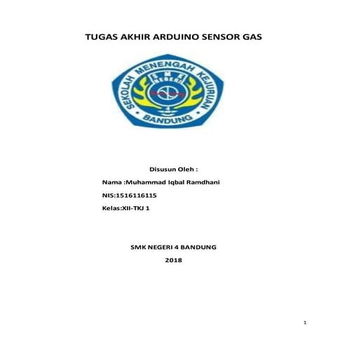 Tugas akhir muhamad iqbal ramdhani arduino sensor gas