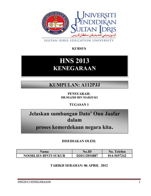 Tugasan 1