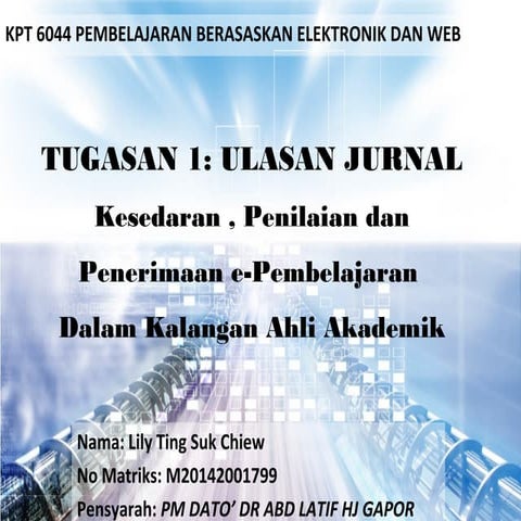 Tugasan 1   ulasan jurnal m20142001799