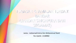 amalan terbaik bandar segamat dan Singapura