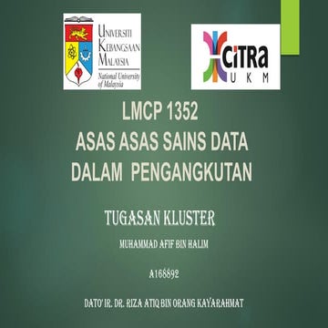 Tugasan kluster (a168892)