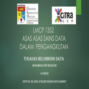 Tugasan melombong data (a168892)