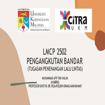 Tugasan penenangan lalu lintas