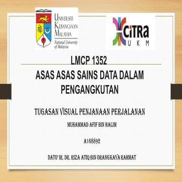 Tugasan visual penjanaan perjalanan (a168892)