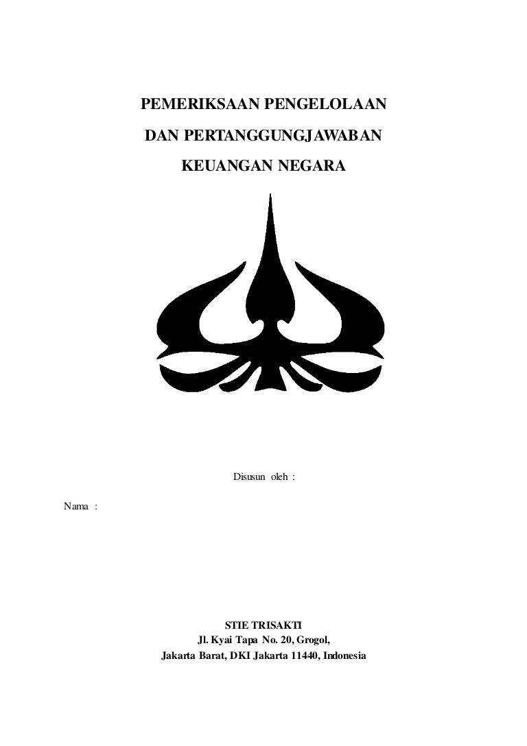 Pemeriksaan Pengelolaan Dan Pertanggungjawaban Keuangan Negara