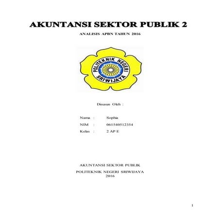 Tugas asp 2 analisis apbn 2016