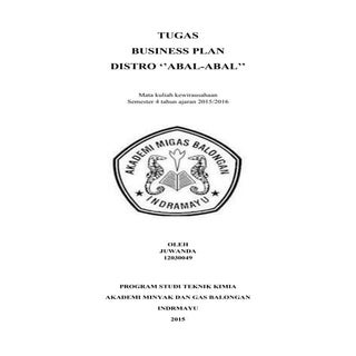 Tugas bussiness plan