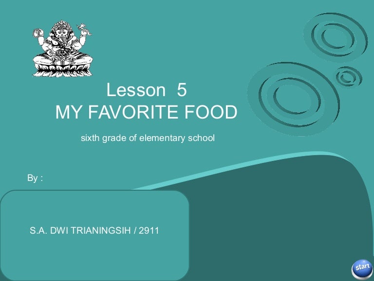 my favourite dish essay