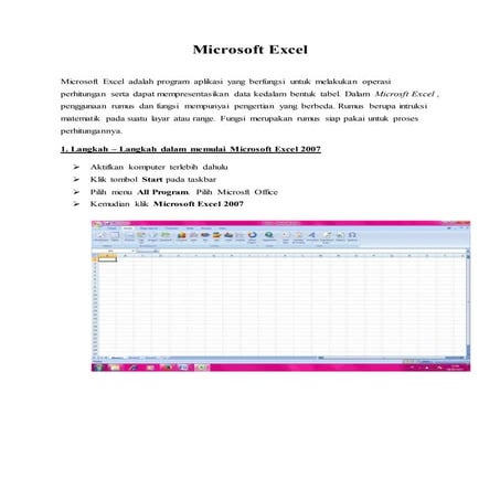 TUGAS MICROSOFT EXCEL 2007