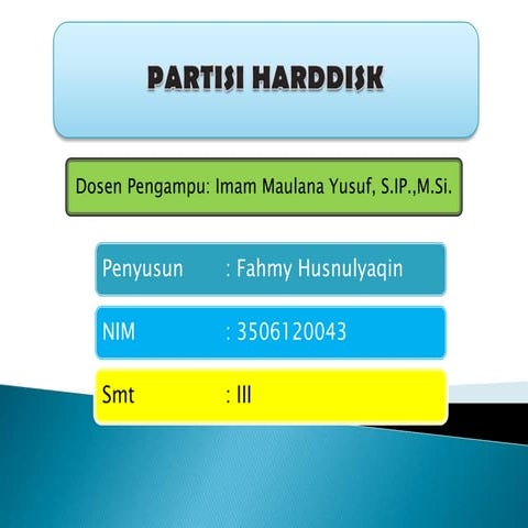 Tugas Presentasi  Fahmy Husnulyaqin