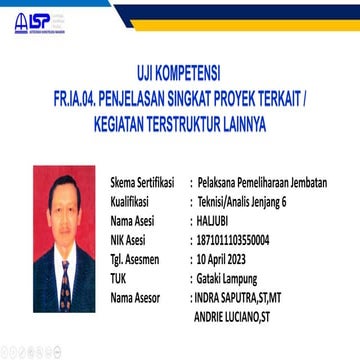 Pelaksana Pemeliharaan Jembatan Madya.pptx