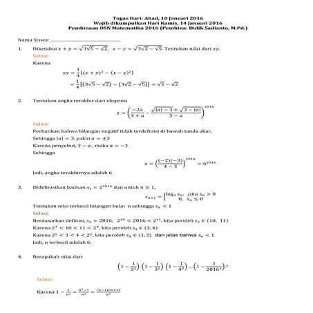 Tugas hari ahad-10 jan-kunci
