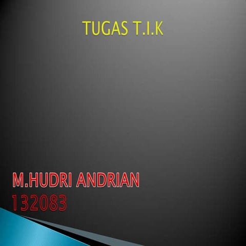 Tugas muhamad hudri andrian NRP:132083