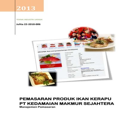 manajemen pemasaran ikan kerapu