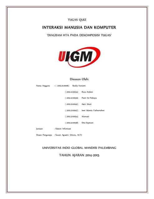 Tugas imk hta