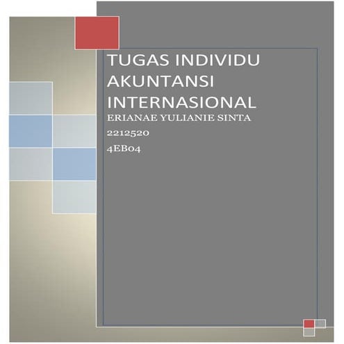 Tugas individu akuntansi internasional