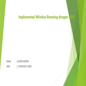 Tugas jaringan nirkabel dan komputasi bergerak