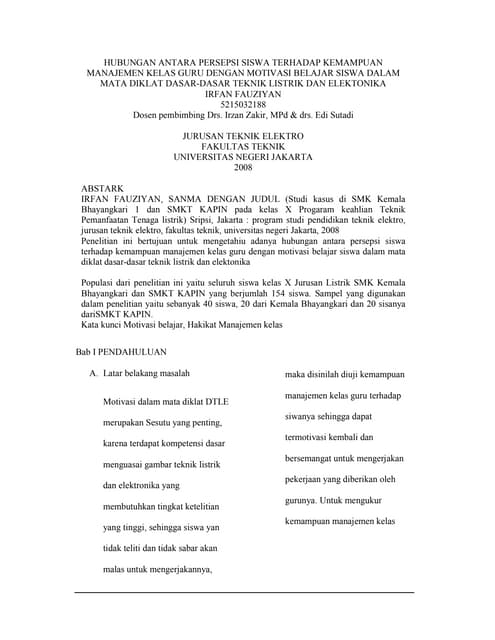 Tugas Jurnal Bahasa Indonesia