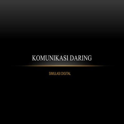 Tugas kelompok 2 Komunikasi Daring | PPTX