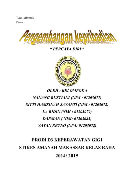 Makalah Kepribadian dan Nilai-Perilaku Organisasi | PDF