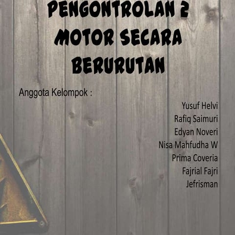 Pengaturan Starting Motor Secara Berurutan