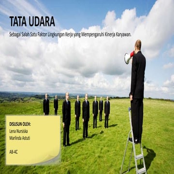 Lingkungan Fisik Kantor (TATA UDARA)