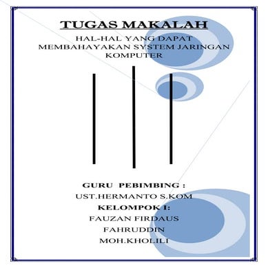 Tugas makalah XII TKJ A