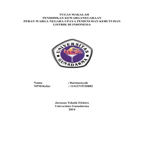 CONTOH PKM GT | PDF
