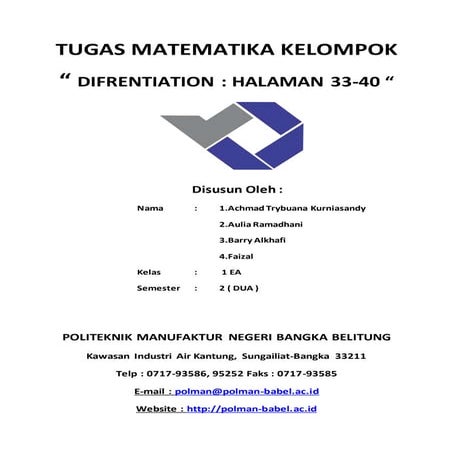 Tugasmatematikakelompok
