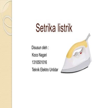 Setrika Listrik