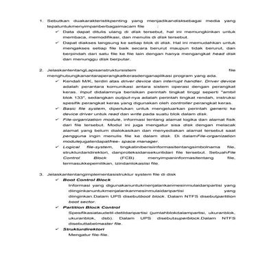 Tugas modul bab ii sistem operasi   manajemen file