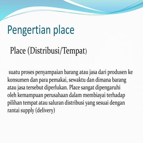 pengertian distribusi