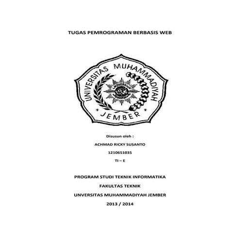 Pemrograman berbasis web