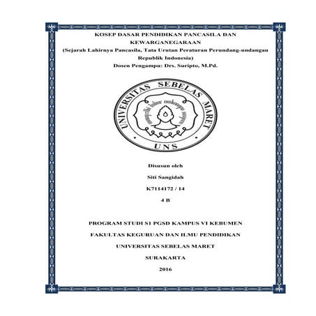 Tugas pendidikan pancasila dan kewarganegaraan