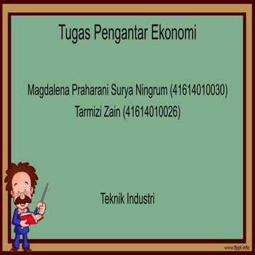 Tugas pengantar ekonomi