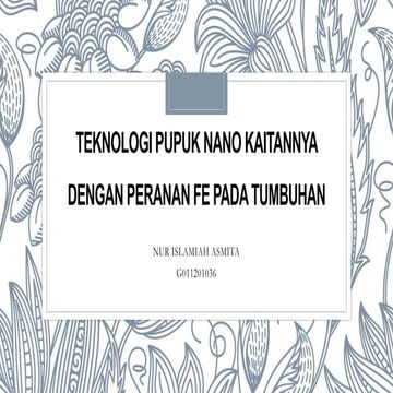 Nutrisi Tanaman Pptx