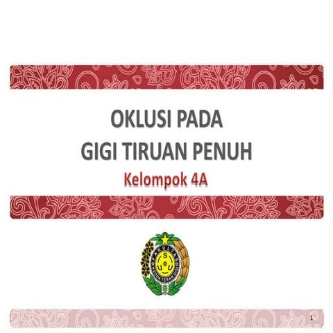 Tugas ppt oklusi pada gtp