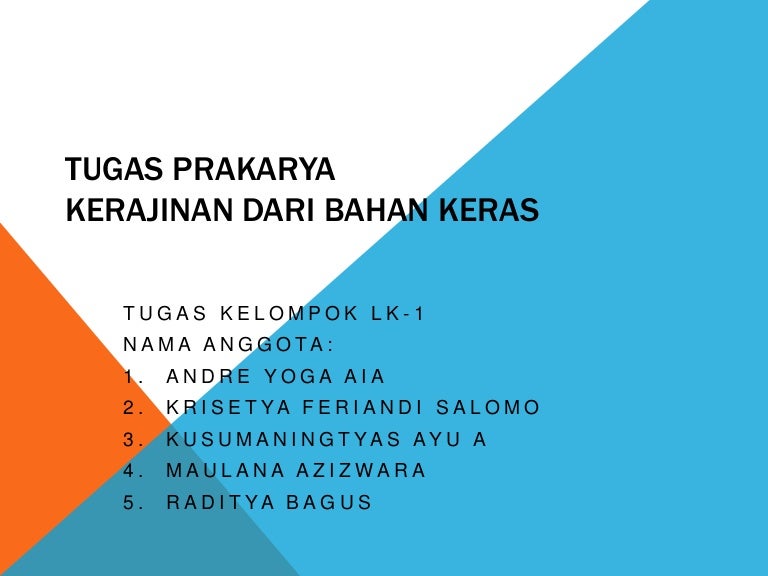 Tugas Prakarya Lk1