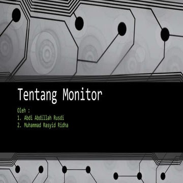 Monitor Komputer Oleh Abdi