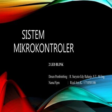 Program Baskom avr sederhana