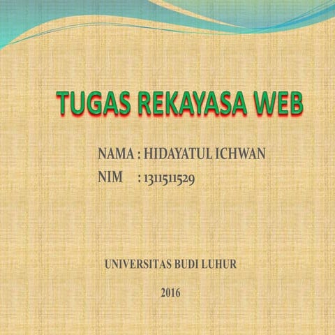 Tugas rekayasa web
