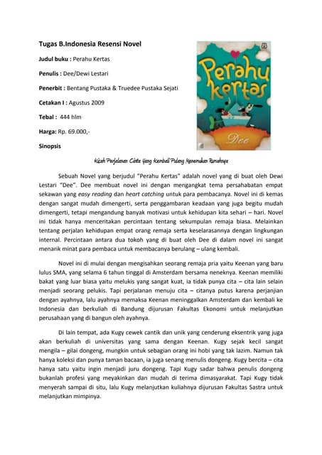 Contoh Resensi Buku Fiksi