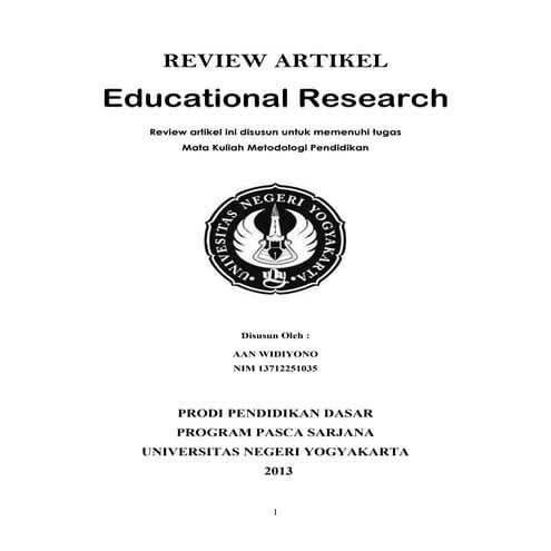 Review Artikel Metopen